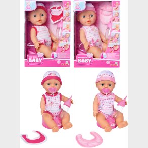 New Born Baby Dukke Spise-Tisse 30 cm Blandet Udvalg