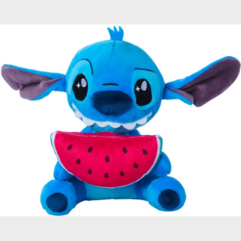 Disney Lilo &  Stitch Bamse Stitch med Vandmelon 25 cm