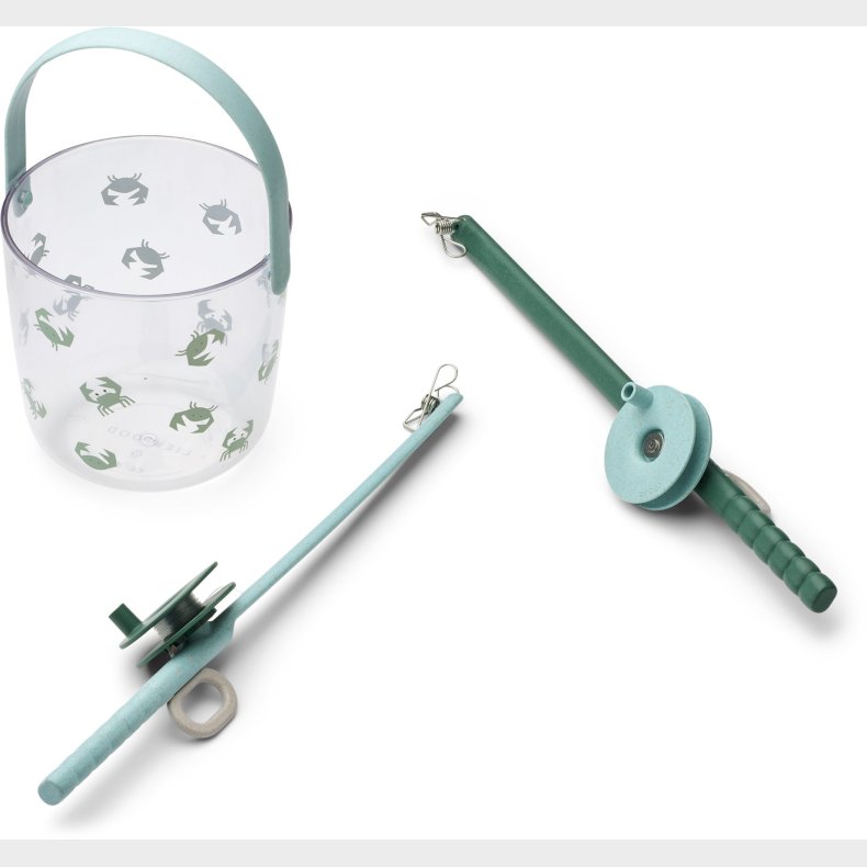 LIEWOOD Cora Printed Krabbestang Set, Crab/Sandy