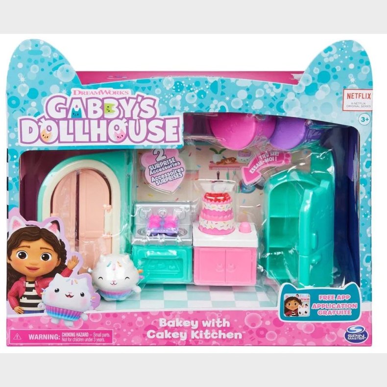 Gabby's Dollhouse Deluxe Room - Cakey's Kkken