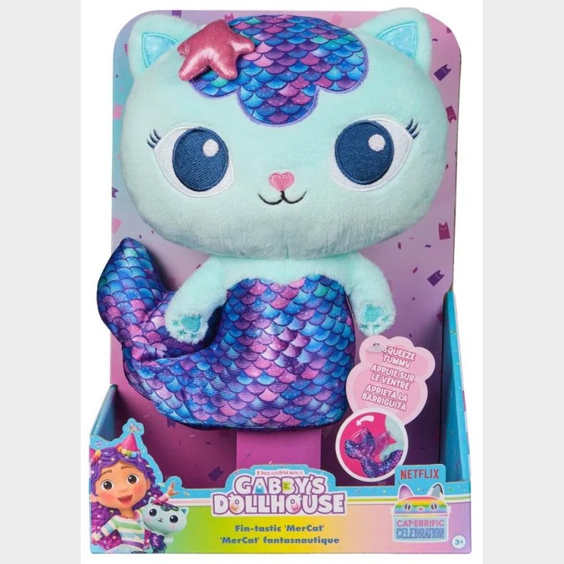 Gabby's Dollhouse Deluxe Bamse Havkat 25 cm