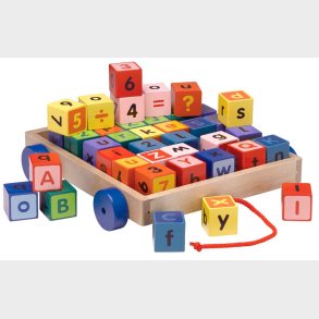 KREA Klodsvogn Alfabetet