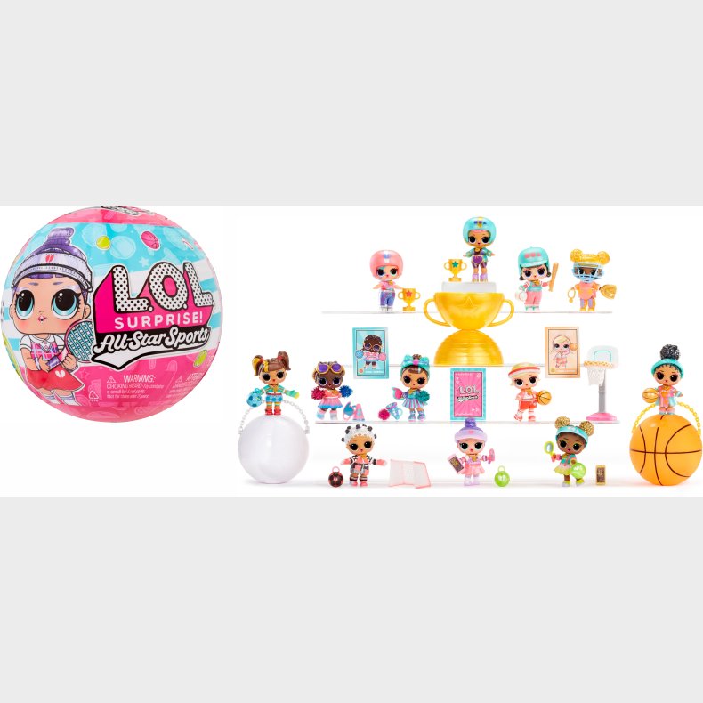 L.O.L. Surprise! All-Star Sports Minidukke Blandet Udvalg