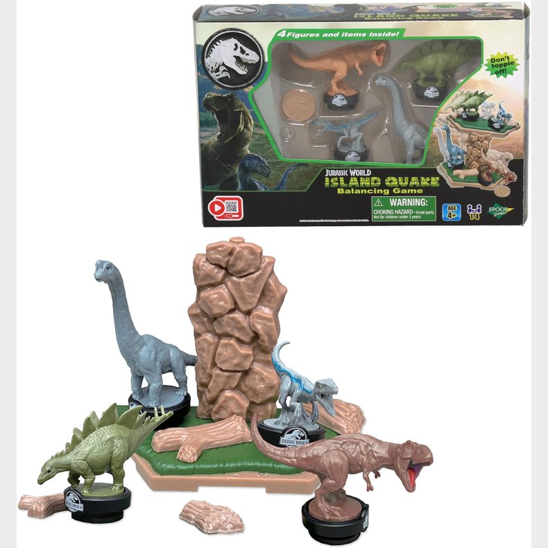 EPOCH Games Jurassic World Island Quake - Balancing Game Spil