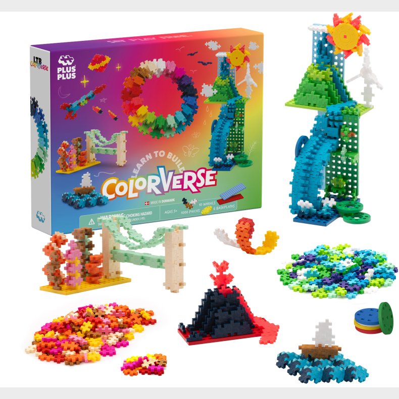 Plus-Plus Learn To Build Colorverse Super Byggest