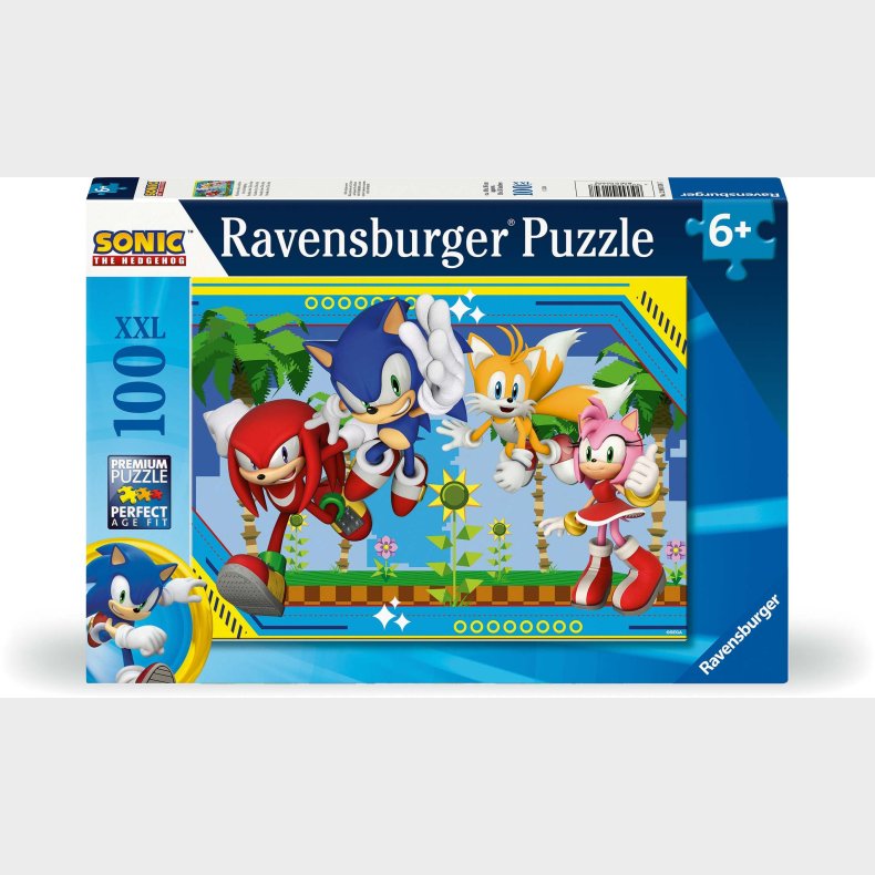Ravensburger Sonic XXL Puslespil 100 Brikker