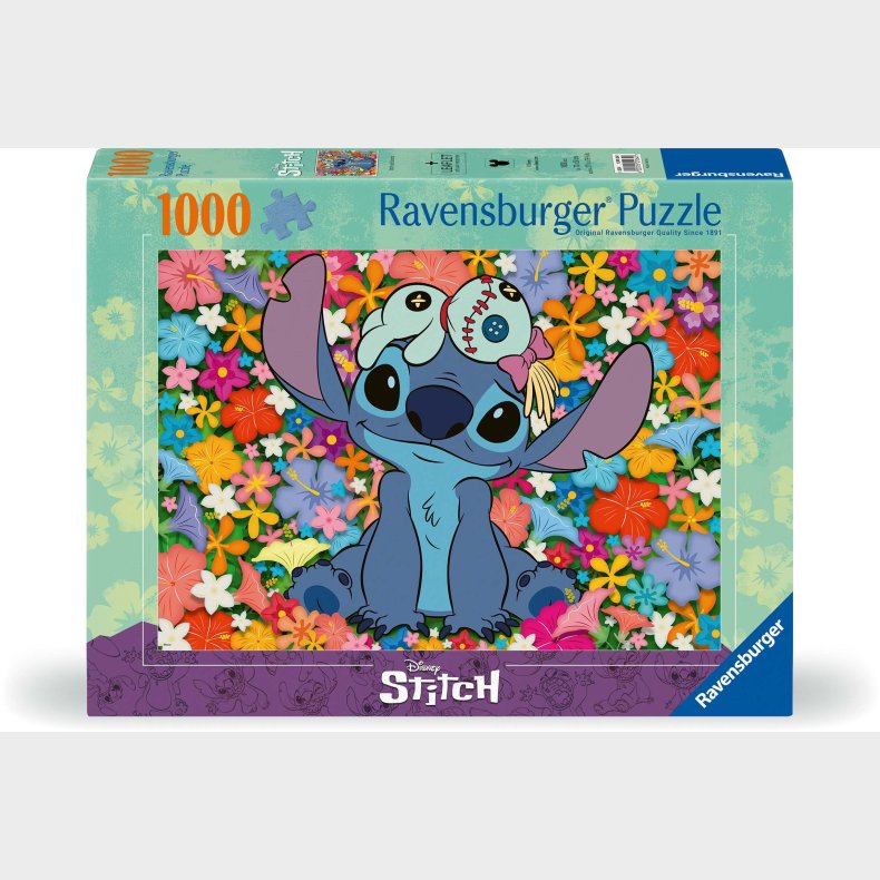 Ravensburger Disney Stitch Puslespil 1000 Brikker