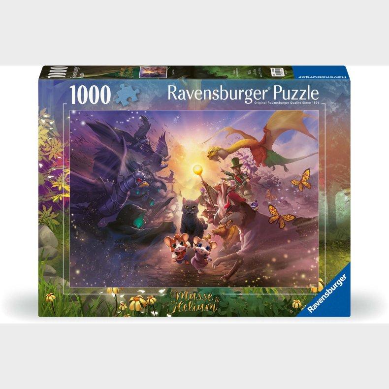 Ravensburger Musse &  Helium Puslespil 1000 Brikker