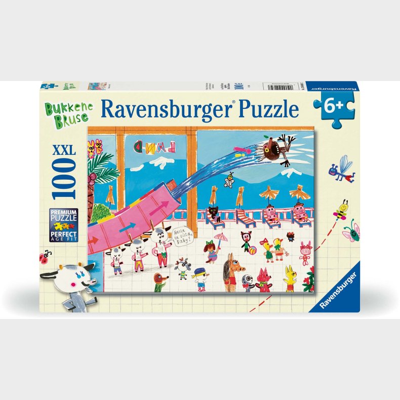 Ravensburger Bukkene Bruse XXL Puslespil 100 Brikker