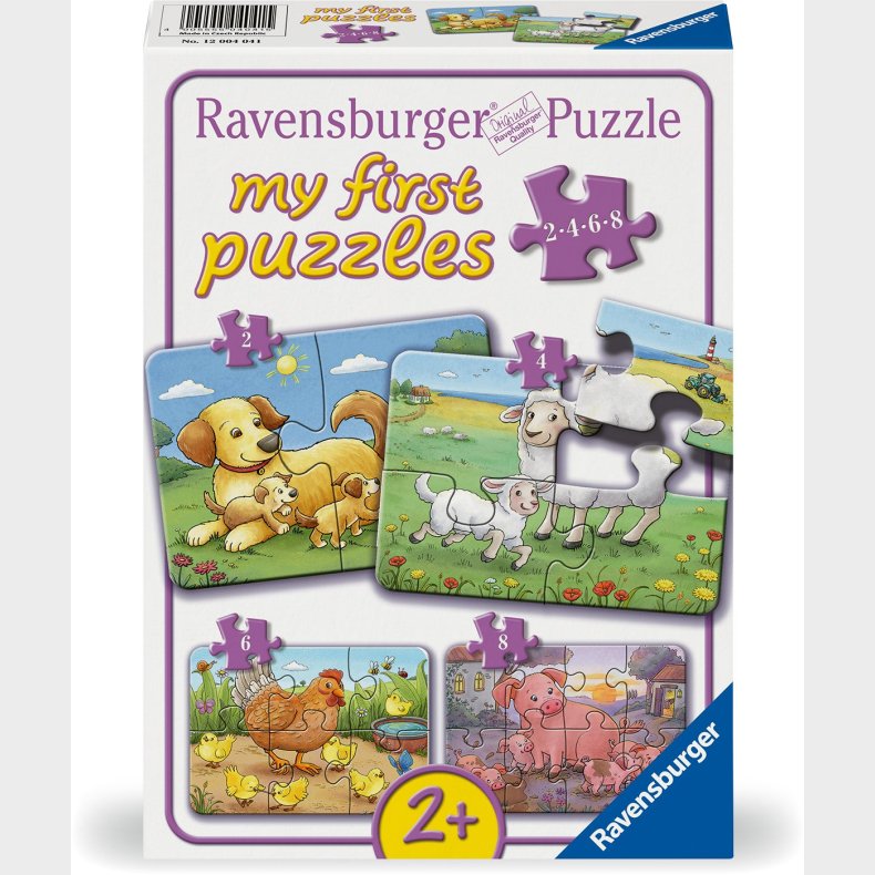 Ravensburger My First Puzzles Puslespil Bondegrdsdyr 4-i-1