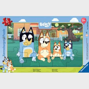Ravensburger Bluey And Her Family Rammepuslespil 15 Brikker