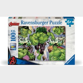 Ravensburger Marvel Avengers Den Fantastiske Hulk XXL Puslespil 100 Brikker