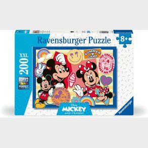 Ravensburger Disney Mickey &  Venner XXL Puslespil 200 Brikker