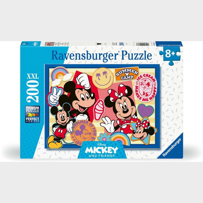 Ravensburger Disney Mickey &  Venner XXL Puslespil 200 Brikker