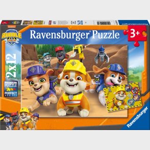 Ravensburger Rubble &  Crew Puslespil 2x12 Brikker