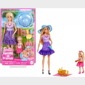 Barbie Family &  Friends Legest Malibu &  Chelsea Picnic