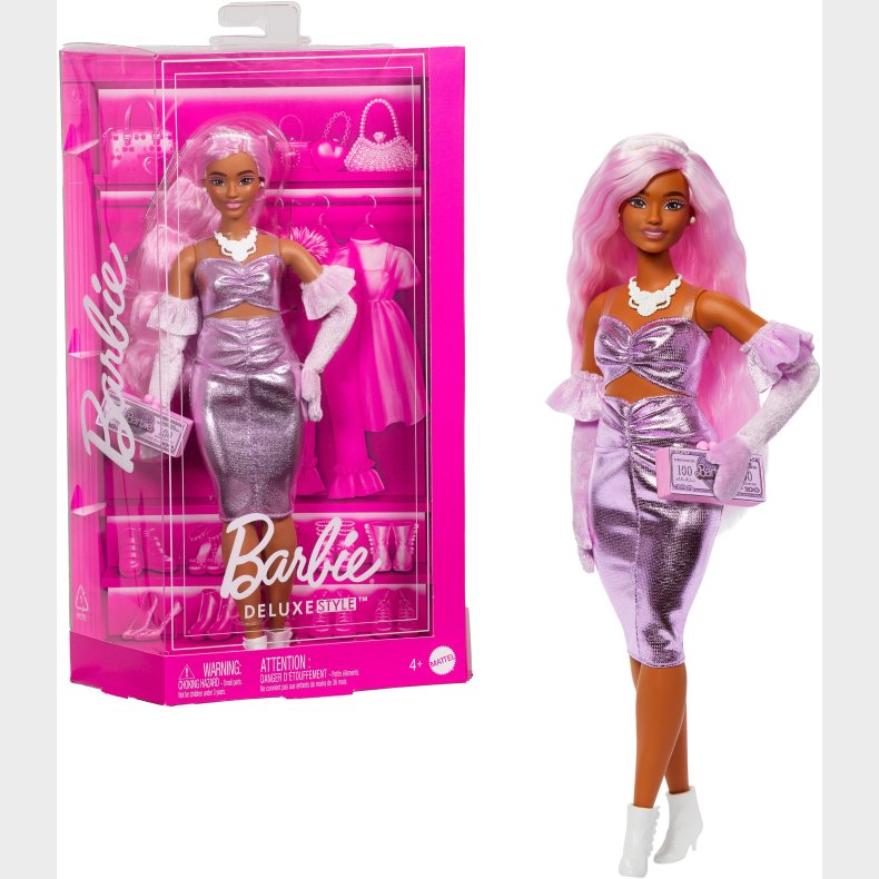 Barbie Deluxe Style Dukke Lyserdt Hr