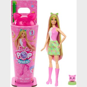 Barbie Pop Reveal Dukke Animal Party Kattekilling