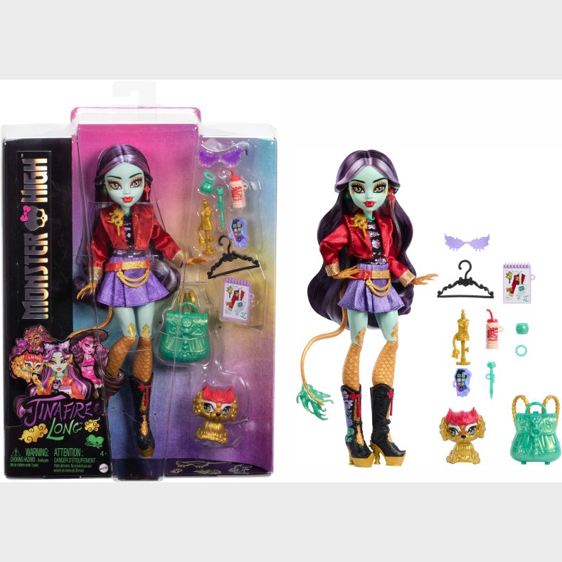 Monster High Dukke Jinafire Long