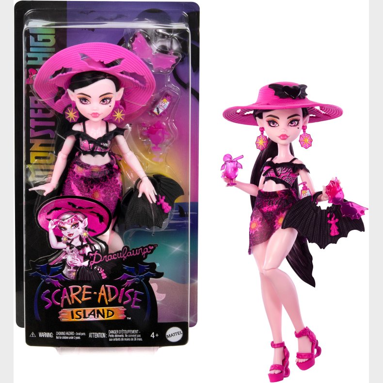 Monster High Scare-adise Island Dukke Draculaura