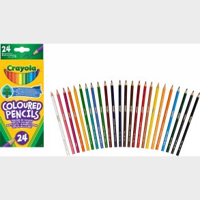 Crayola Trfarveblyanter Eco 24-pak