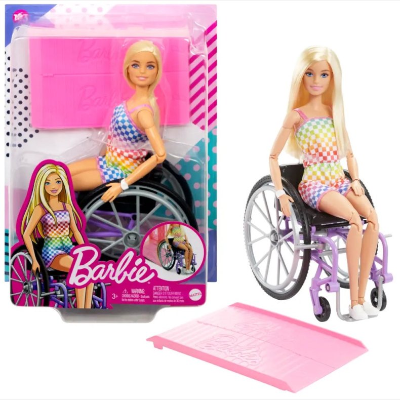 Barbie Fashionista Dukke med Krestol Blond