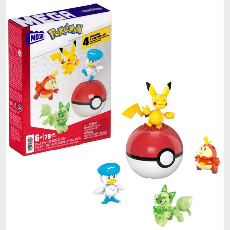 Mega Pokmon Byggest Paldea Region Team 79 Dele