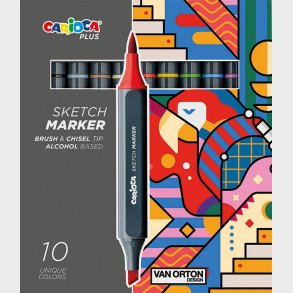 Carioca PLUS Sketch-tusser 10-pak