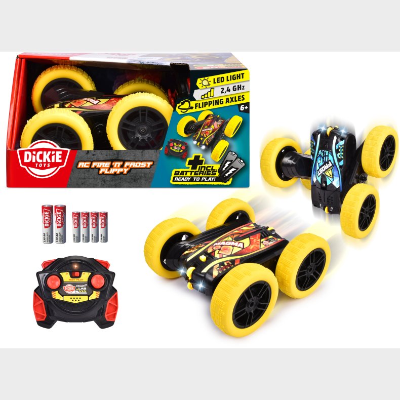 Dickie Toys Fire'N Frost Flippy Fjernstyret Bil