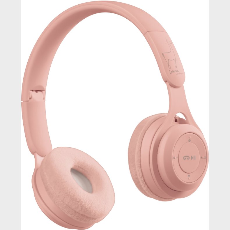 Lalarma Trdlse Hretelefoner, Pastelpink