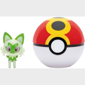 Pokmon Clip 'N' Go Legest Sprigatito med Pok-ball