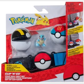 Pokmon Clip 'N' Go Blte Legest Squirtle med Pok-ball