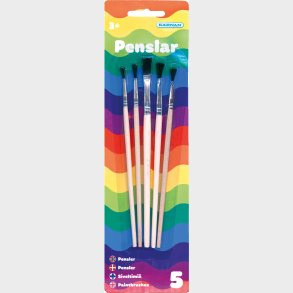 Egmont Krnan Pensler 5 stk