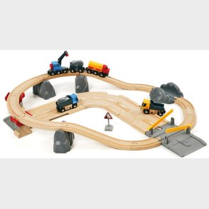 BRIO World 33210 Tog- og vejbane, lodsest