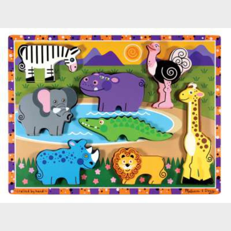 Melissa &amp;  Doug Puslespil Zoo 8 Brikker