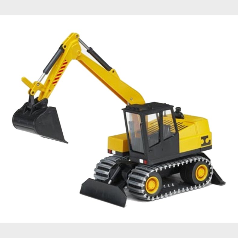 Gravemaskine med larvefdder