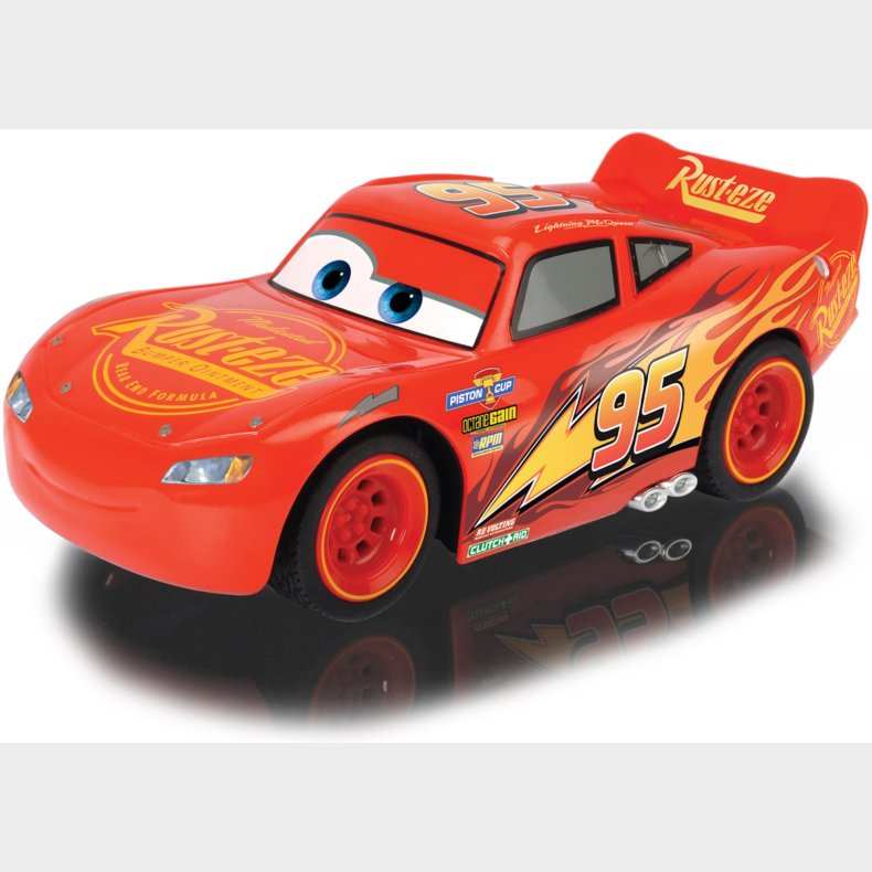 Disney Cars Fjernstyret Bil Lynet McQueen Single Drive 1:32