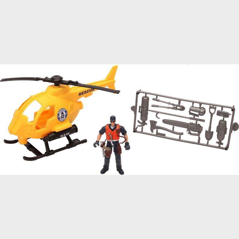 Alex's Garage Rescue Squad Legest Redningshelikopter