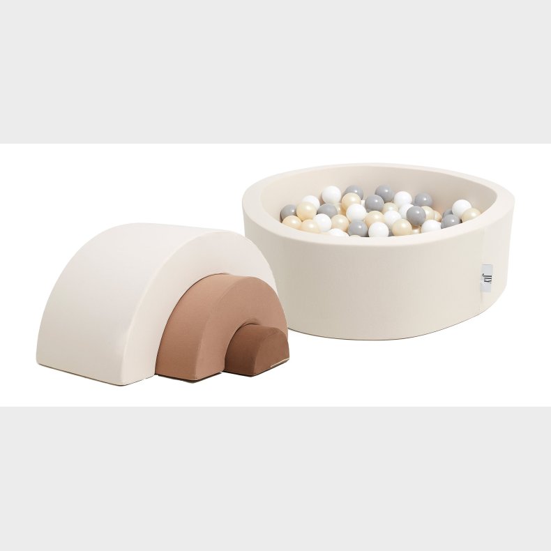 JLY Boldbassin &amp;  Regnbue, Beige