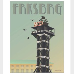 Vissevasse Plakat - 30x40 - Frederiksberg - Zoo Trnet