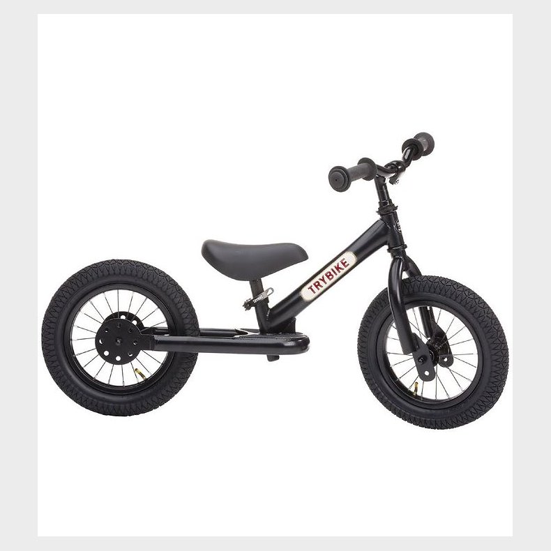 TryBike Lbecykel - Steel - Sort