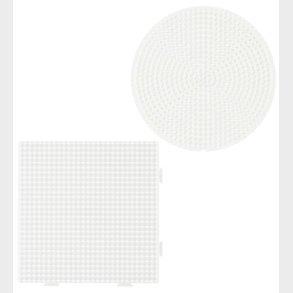 Hama Midi Perleplader - 2-pak - Cirkel & Firkant