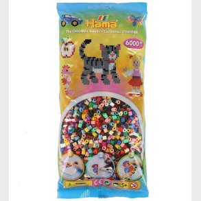 Hama Midi Perler - 6000 stk. - 67 Multifarvet