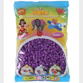 Hama Midi Perler - 3000 stk. - 07 Lilla