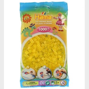 Hama Midi Perler - 1000 stk. - 14 Transparent Gul