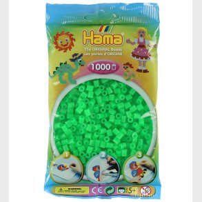 Hama Midi Perler - 1000 stk. - 37 Neon Grn