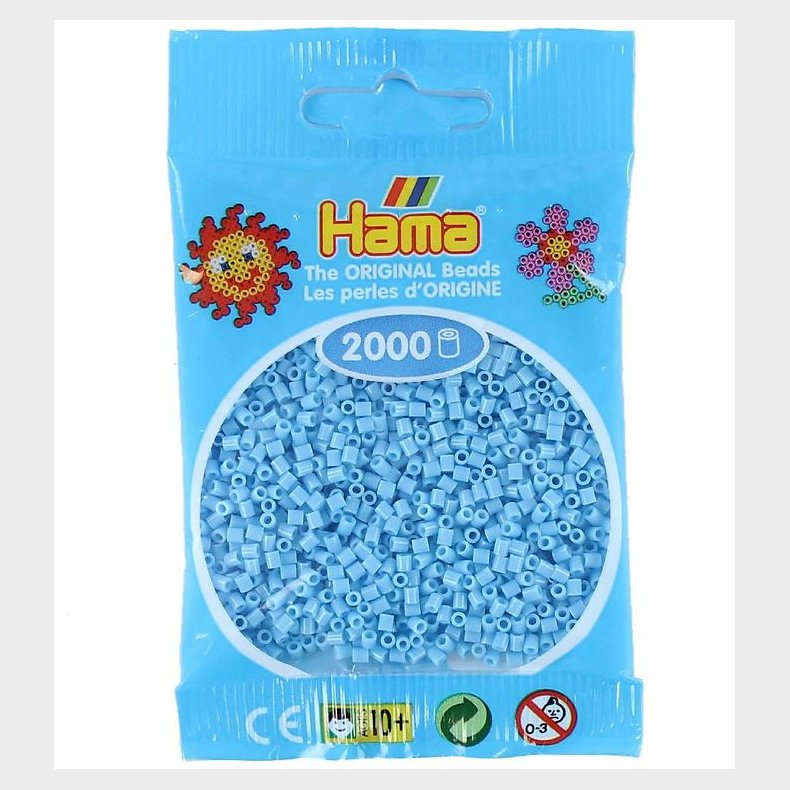 Hama MIi Perler - 2000 stk. - 46 Pastel Bl