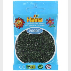 Hama MIi Perler - 2000 stk. - 28 Mrkegrn