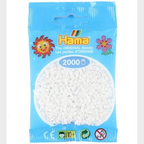 Hama MIi Perler - 2000 stk. - 01 Hvid