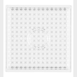 Hama Midi Perleplade - Lille Firkant - Transparent